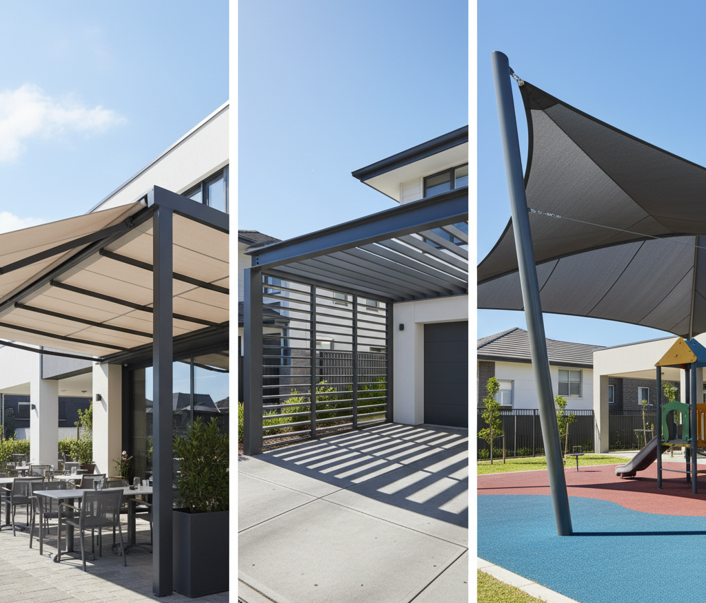 أعمال المظلات والسواتر